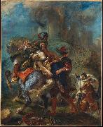 Eugene Delacroix Abduction of Rebecca oil painting on canvas